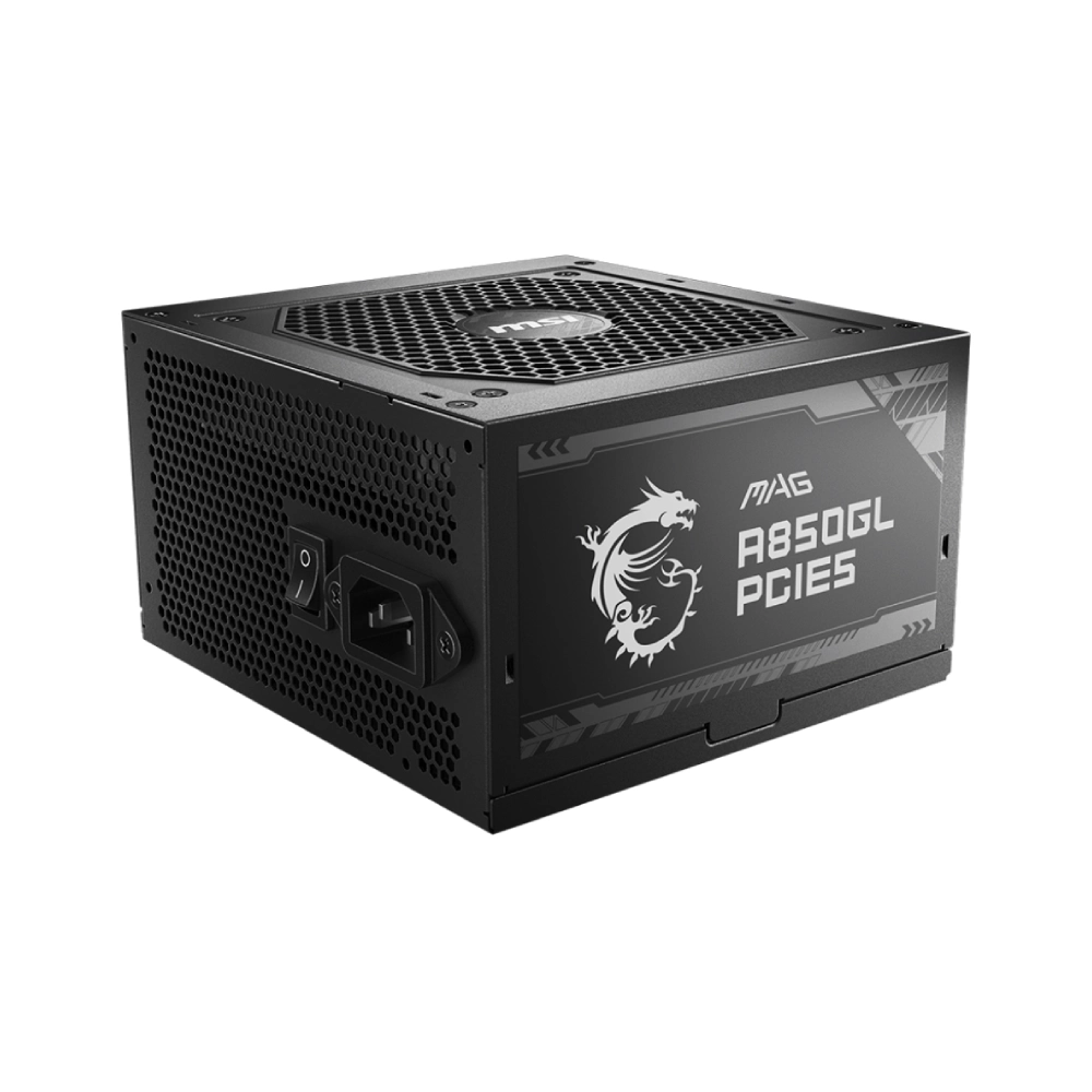 MSI MAG A850GL PCIE5 850w 80 Plus Gold Desktop Power Supply view 4